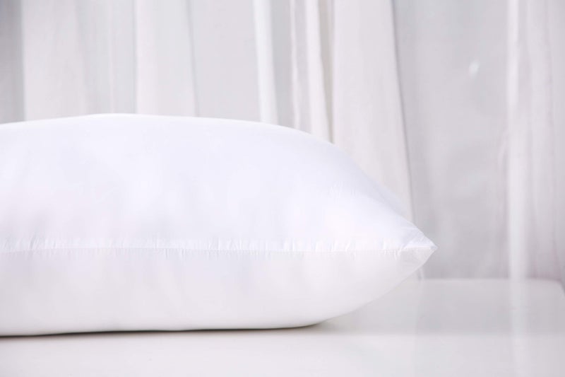 Acanva Fluffy Pillow Insert for Bed Sleeping, Decorative Stuffer Cushion Sham Filler, Queen 20x30 (Pack of 1), White - Image 2